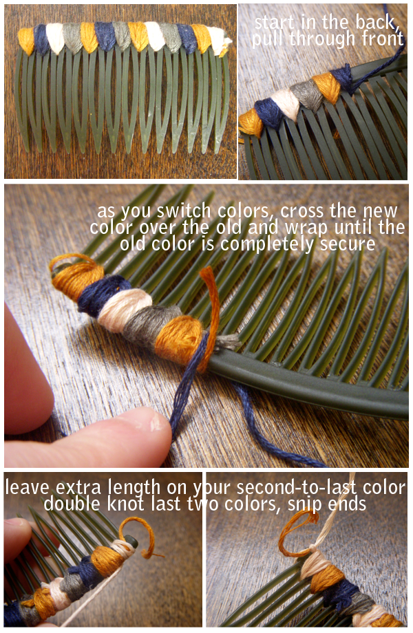 DIY Hair Comb Steps