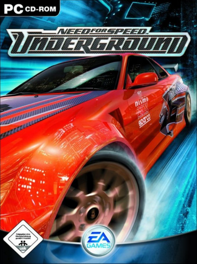 Need For Speed Underground Game Poster | Need For Speed Underground Game Cover