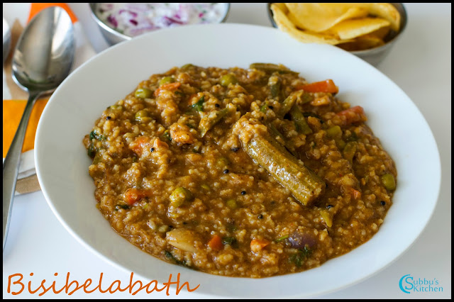 Bisibelabath (Sambar Rice) Bisibelabath (Sambar Rice)