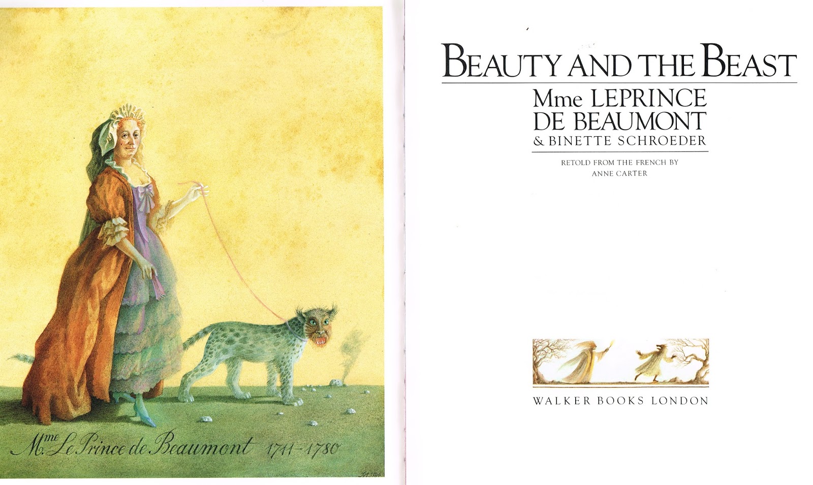 children's book illustrations Beaumont, J. M. Leprince de, Beauty and