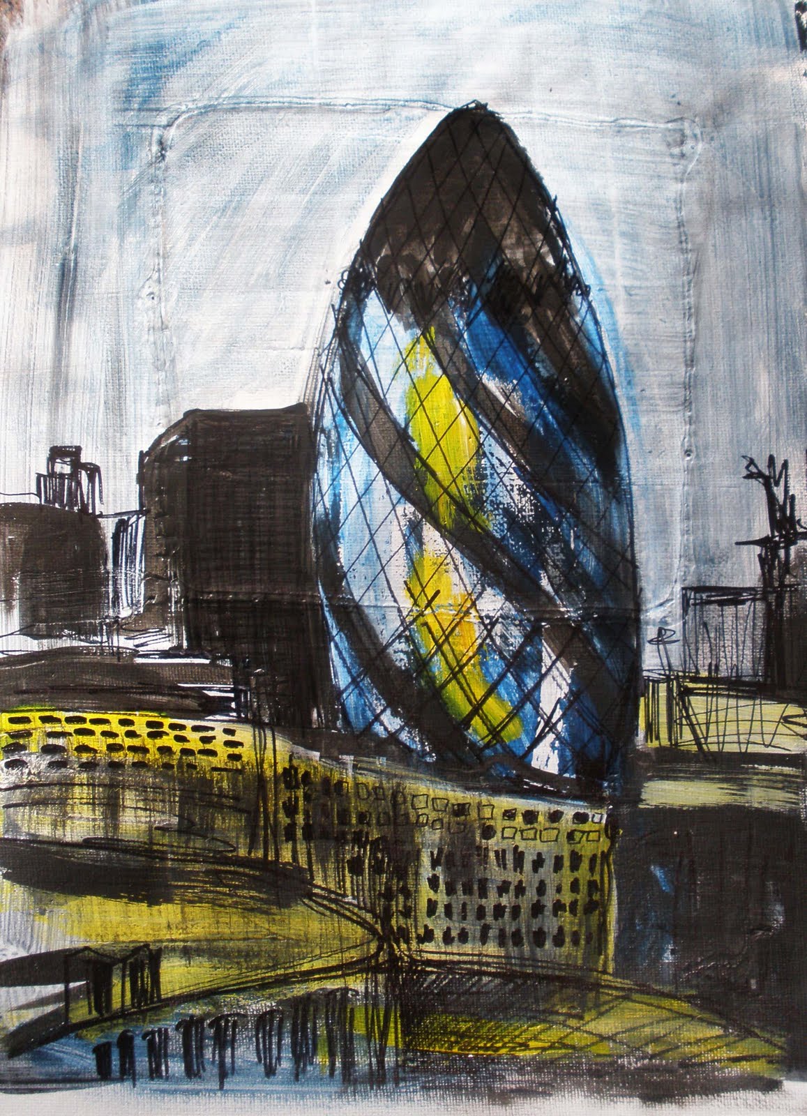 Jenny Leonard Art Blog Commissioned London Paintings on Canvas
