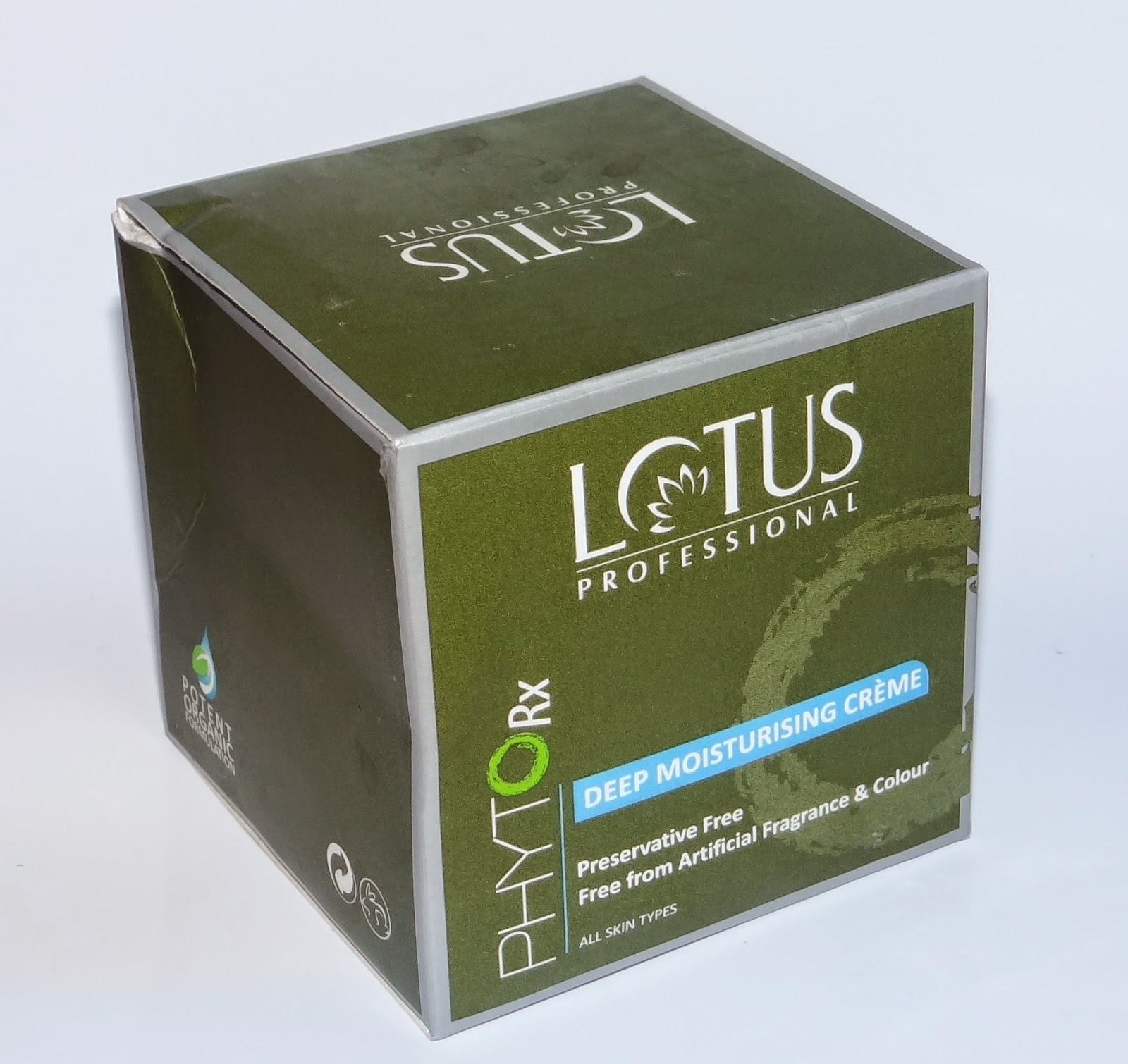 Lotus Herbals Professional PhytoRx Deep Moisturising Creme Review