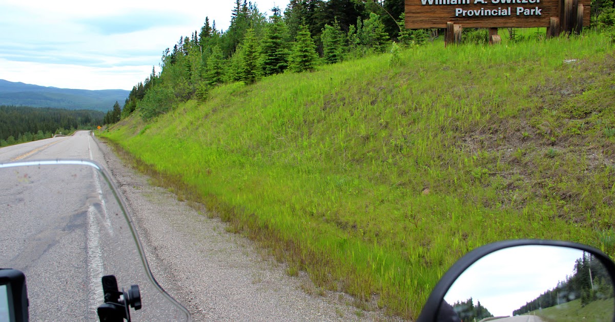 Riding the USA Day 7 Hinton, Alberta Charlie Lake, British Columbia