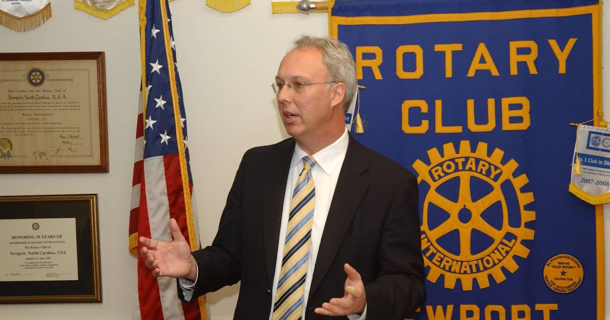 Newport NC Rotary Club: Judicial Candidate Kirby Smith Addresses Club