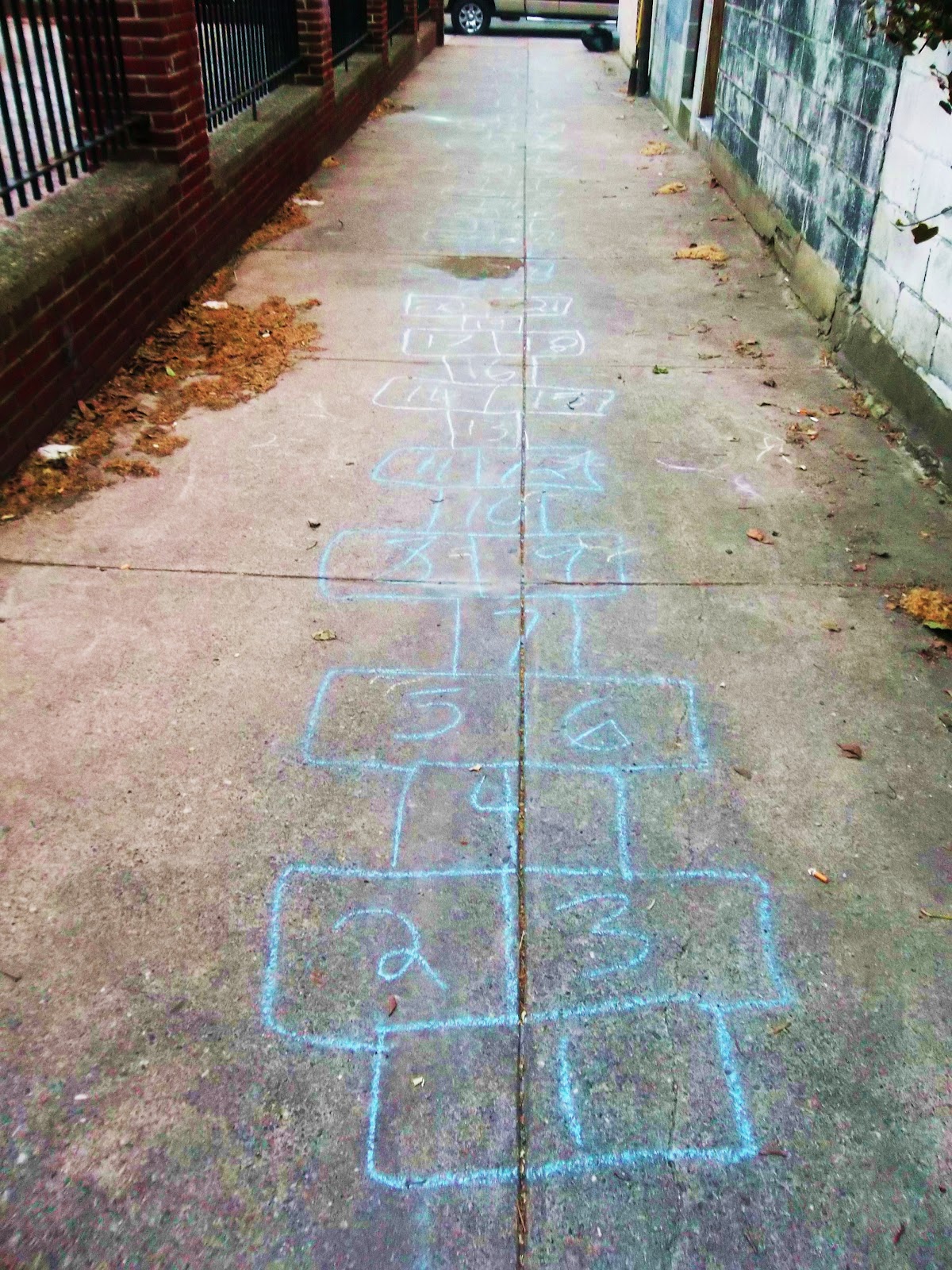 colored thread What do hopscotch and abstract art have in common?