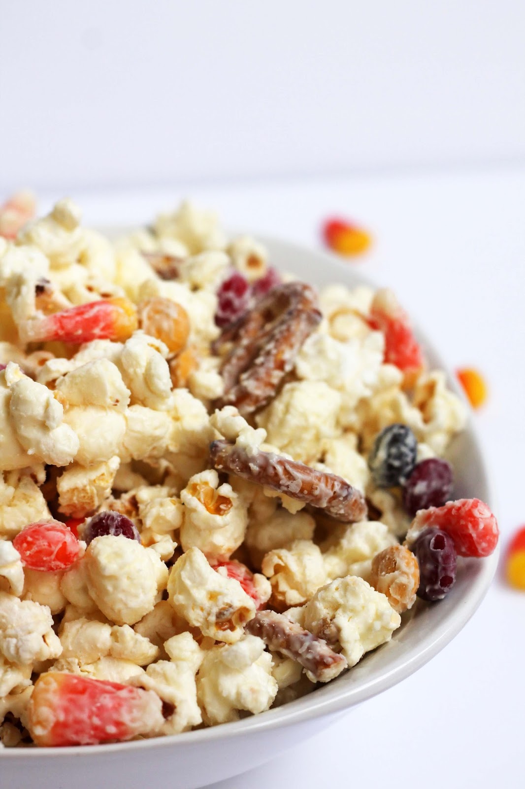 Silver Lining sweet and salty white chocolate popcorn