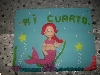 CARTEL MARINO MI CUARTO SIRENA PELIRROJA