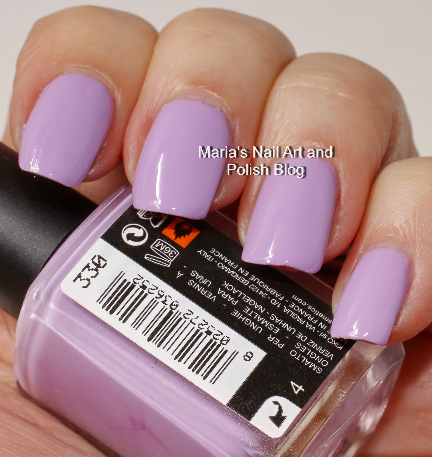 Marias Nail Art and Polish Blog Kiko swatches 330 Lilac and 331 Violet
