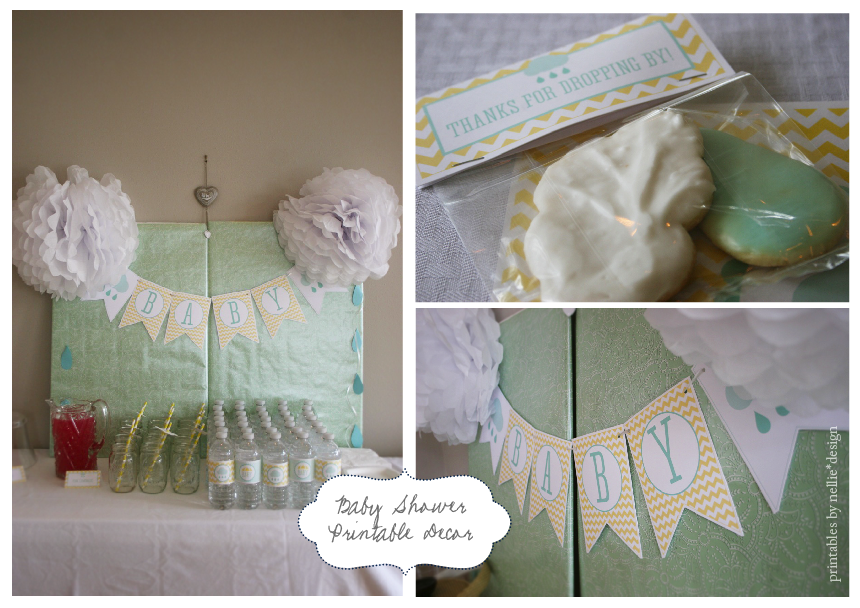 Nellie Design Rain Shower Baby Shower