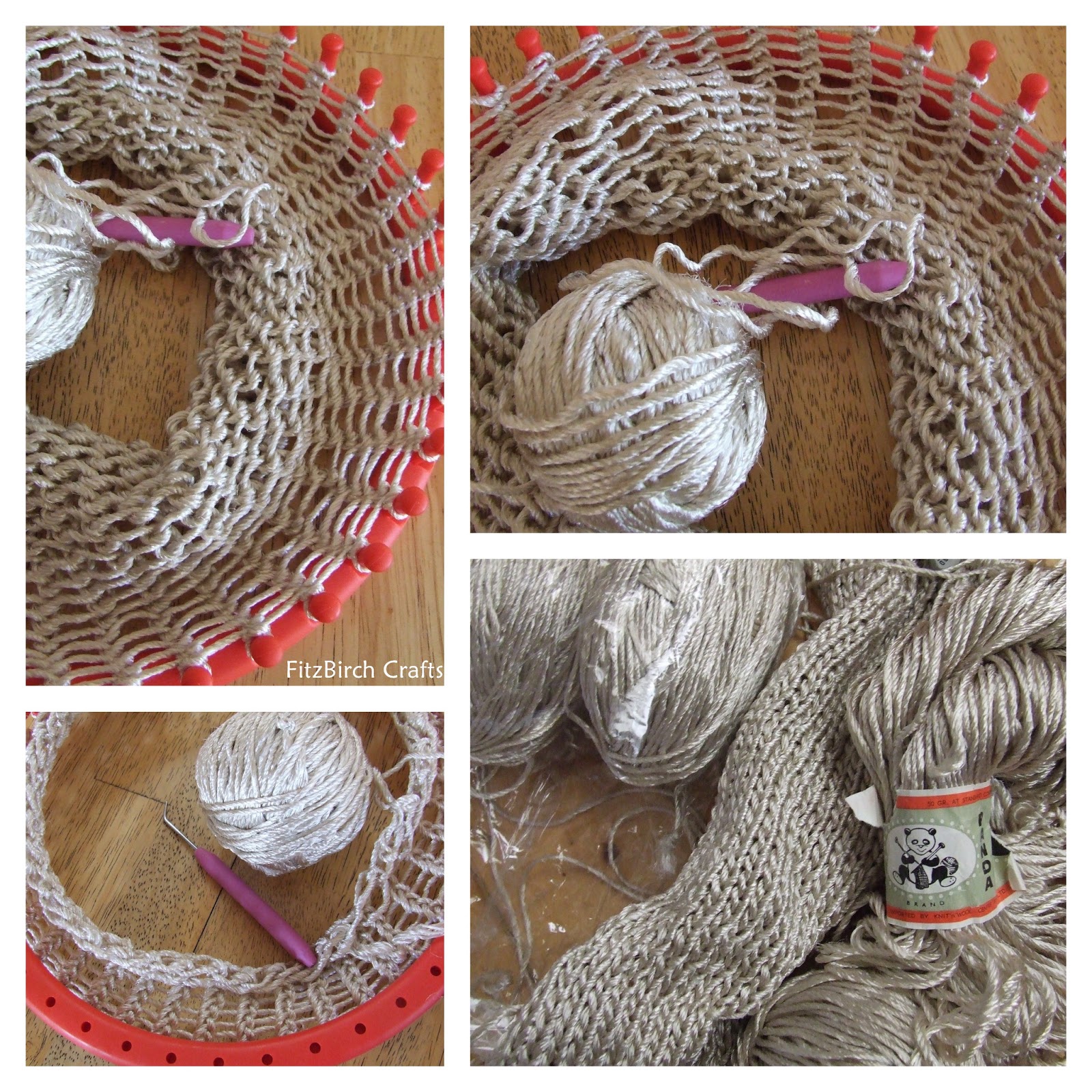 FitzBirch Crafts Loom Knitting