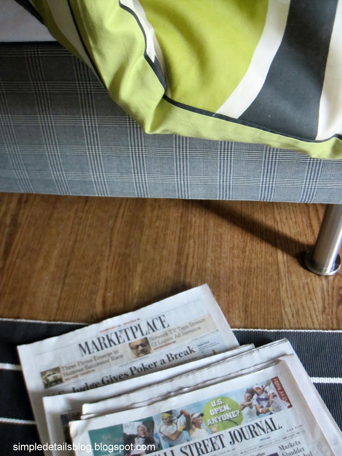 Simple details: upholstered box spring tutorial