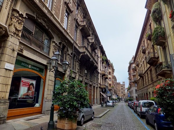 Turin Italie Via Garibaldi balade