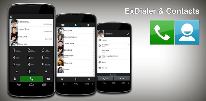 exDialer & Contacts Donate Apk v128