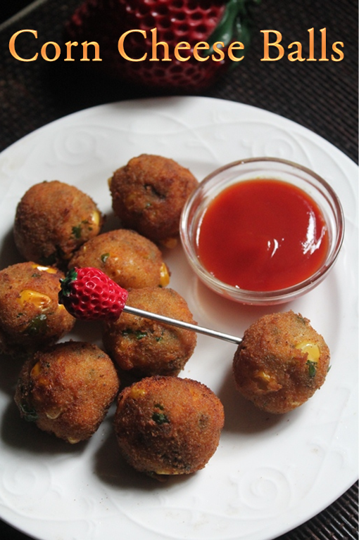 Corn and Cheese Balls Recipe / Cheese Corn Balls Recipe Yummy Tummy