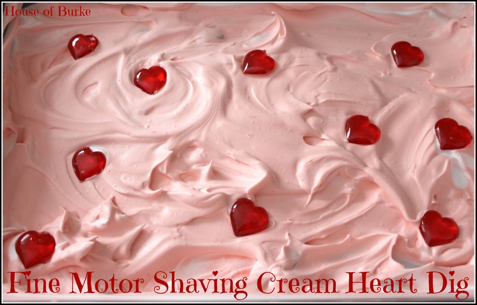 House of Burke Fine Motor Shaving Cream Heart Dig