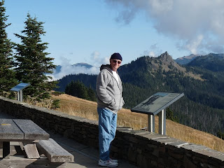 Keoki viewing Olympic Mountains from Lodge Keoki viewing Olympic Mountains from Lodge