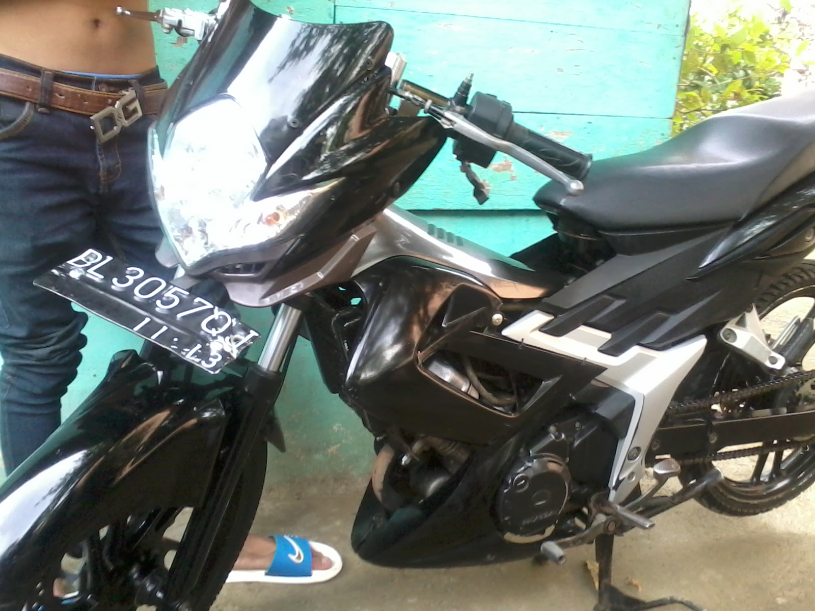 Modif Honda CS1 Ke Satria FU Senang Berkarya