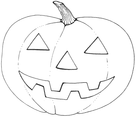 Zucca Di Halloween Immagini Da Colorare