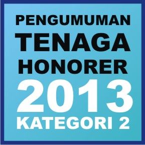 Pengumuman Daftar Tenaga Honorer Kategori II Pemerintah Kabupaten