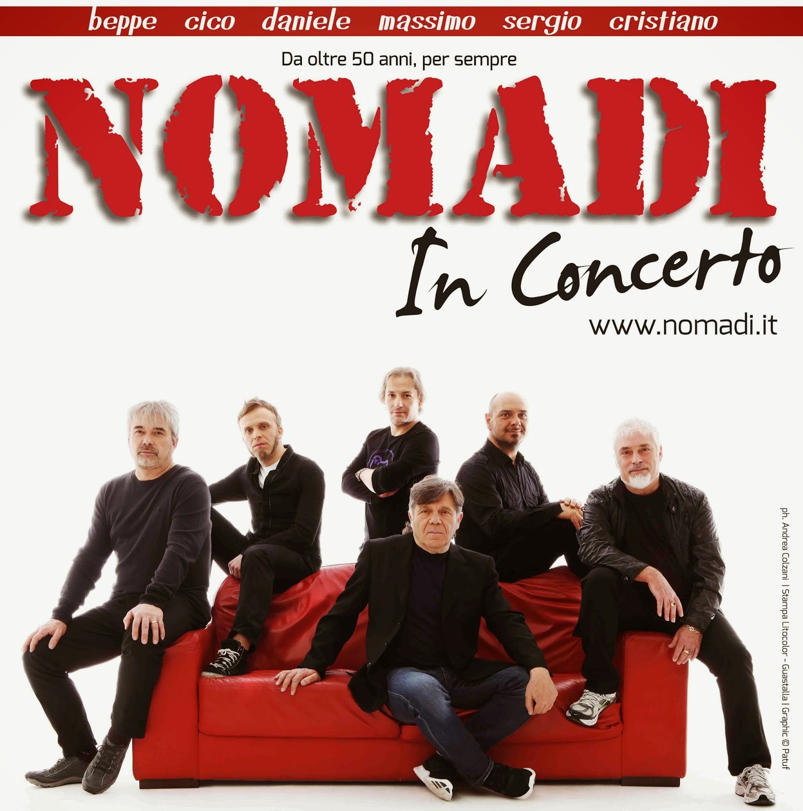 Solo Caserta Concerti I Nomadi in concerto a Pignataro Maggiore