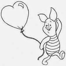 Winnie The Pooh Coloring Pages - Piglet 8