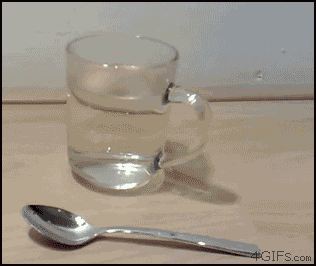 Наука наглядно Ложка из галлия в горячей воде