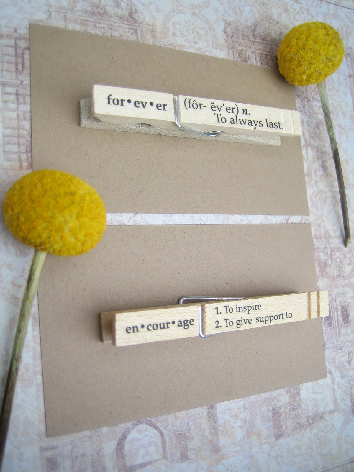 Cut, Craft, Create Decorative Clothes Pins (Not Just For Clothes!)