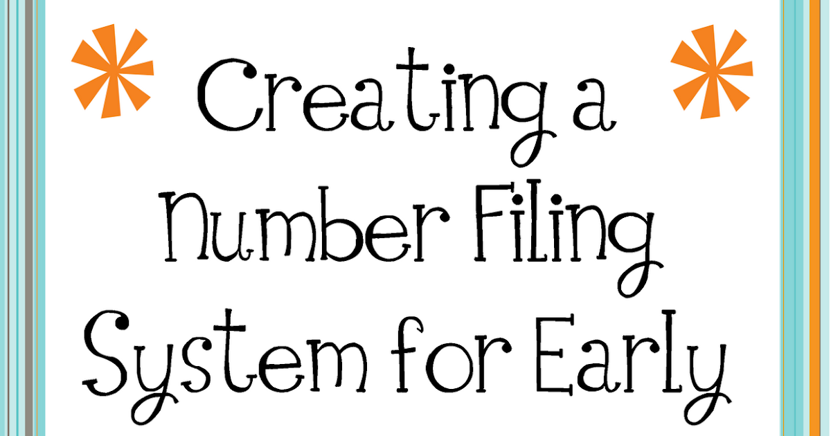 Teaching The Little People Day 2 My Teaching Unit Numbering System