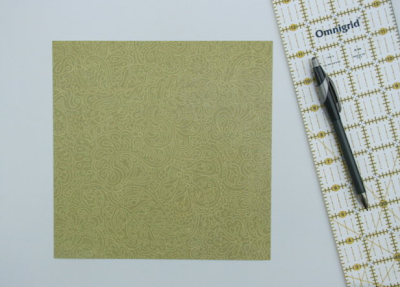 подготовить квадратный лист бумаги