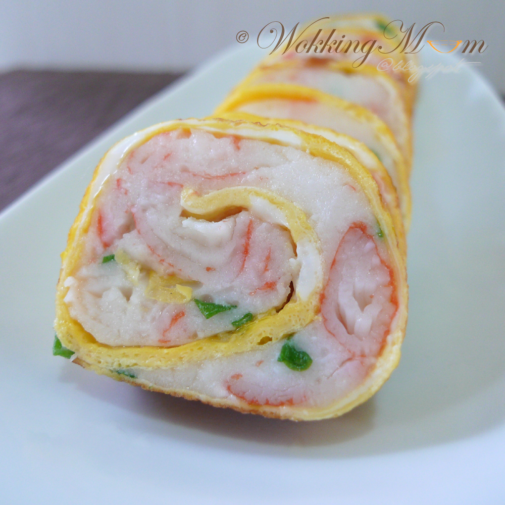 Let's get Wokking! Fish Paste Egg Roll 鱼胶蛋卷 Singapore Food Blog on