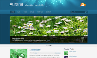 Aurana Blogger Template