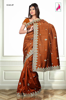 Designer Bhagalpuri Silk sari-47 