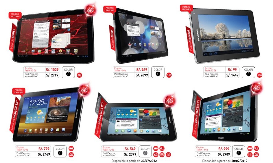 Claro tablet Mejorar la comunicación