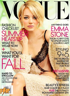 Emma Stone on the cover of Vogue USA July 2012 