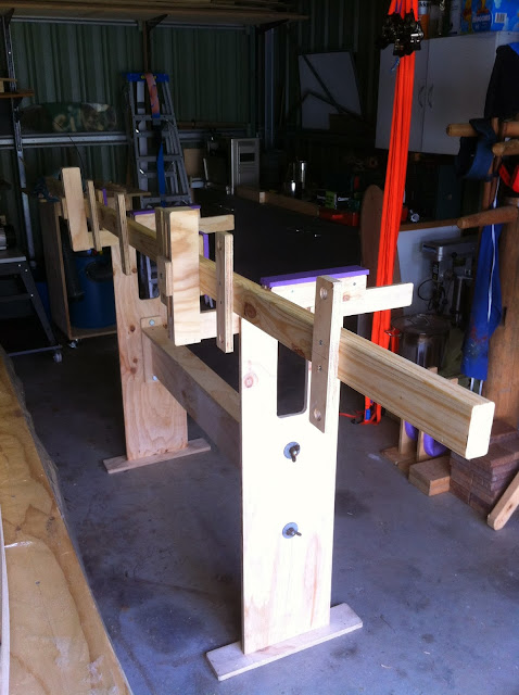 surfboard rail jig