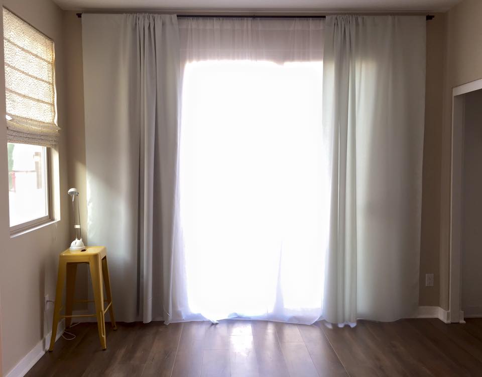 10 Ft Double Rod Curtain Hardware For Less Than 15 Toolsandrags