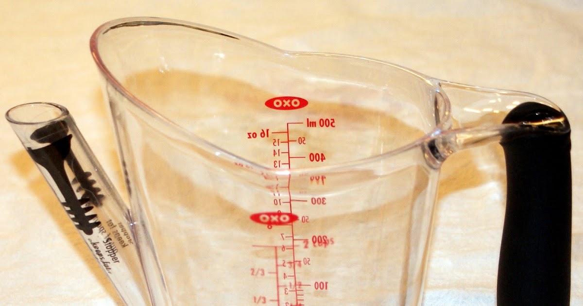 The Baker's Mann Measuring Cup with Fat Separator