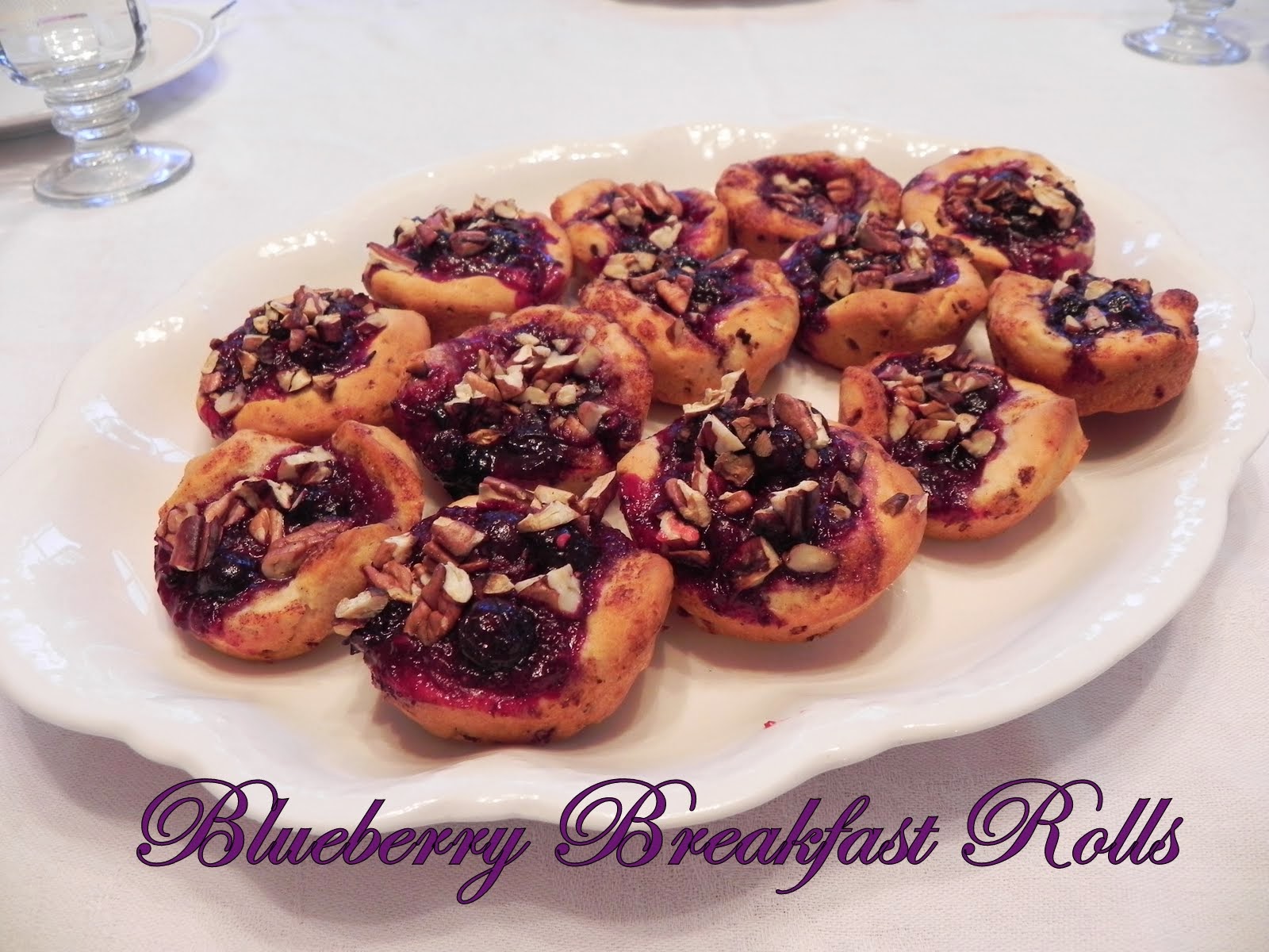 Gift of Simplicity Blueberry Breakfast Rolls