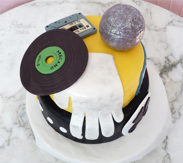 Tarta de los 80 con fondant - 5