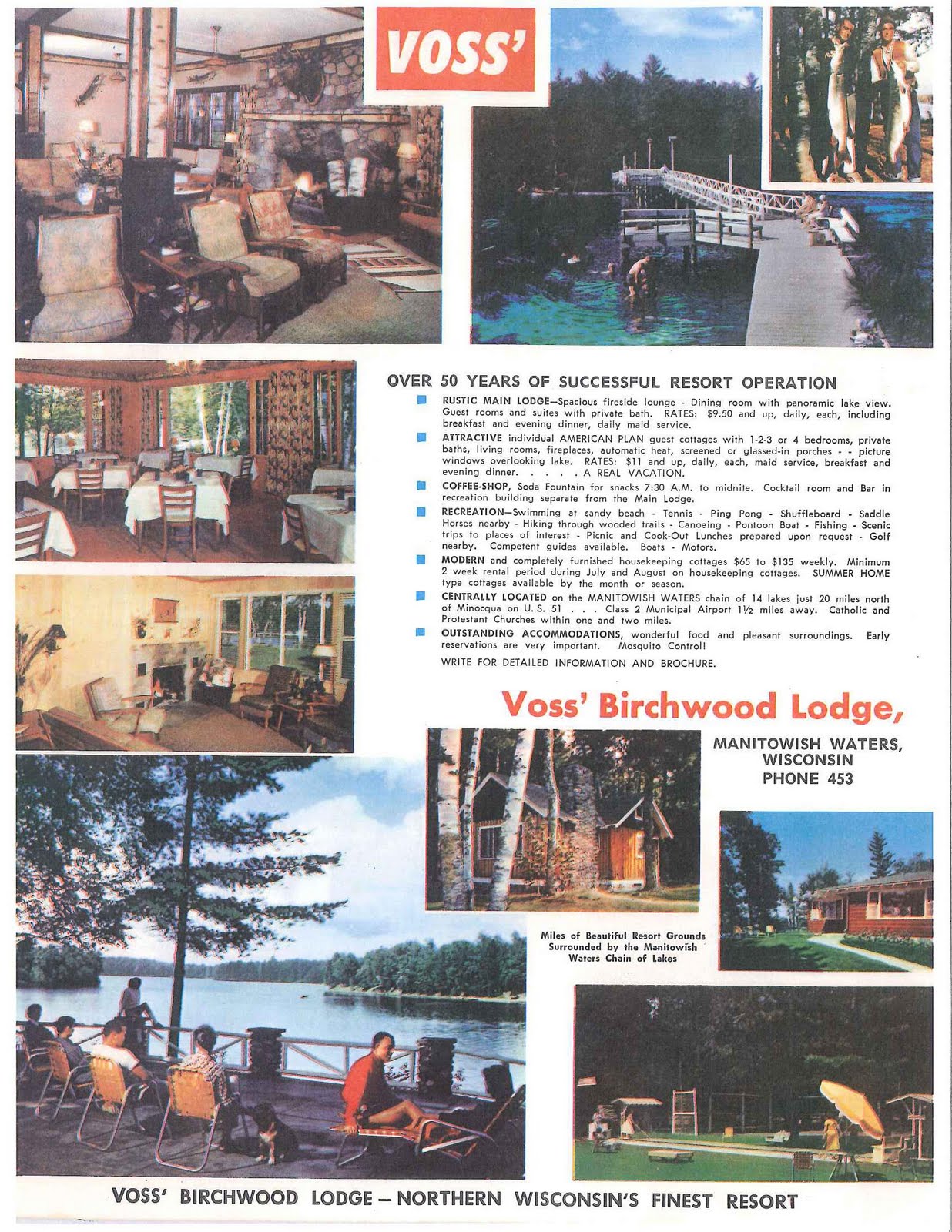 The History of Manitowish Waters How Manitowish Waters Became a Four