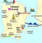 penang map