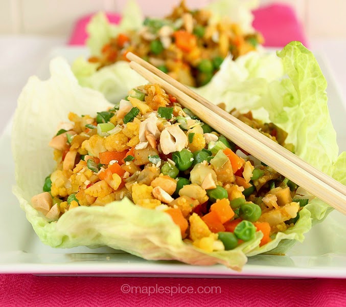 Cauliflower Sung Choi Bao - vegan and gluten-free recipe