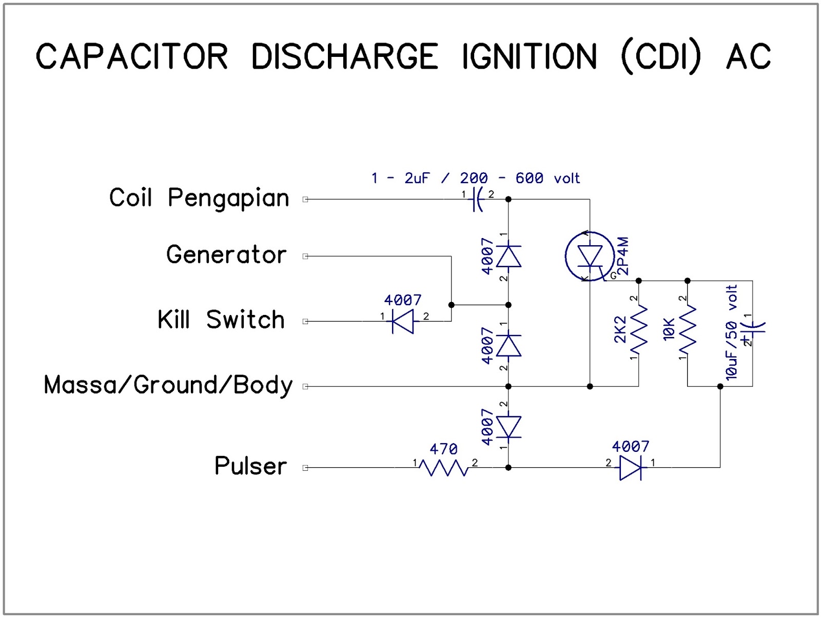 Elektronika Analog Membuat CDI Sendiri