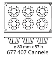 Forma Silicon, Tava Silicon, Forma Silicon pentru Copt, Forma Copt Cannelle (Budinca de Guinoa),  Produse- Accesorii Patiserii Cofetarii, Produse Profesionale Horeca, Pret, www.amenajarihoreca.ro