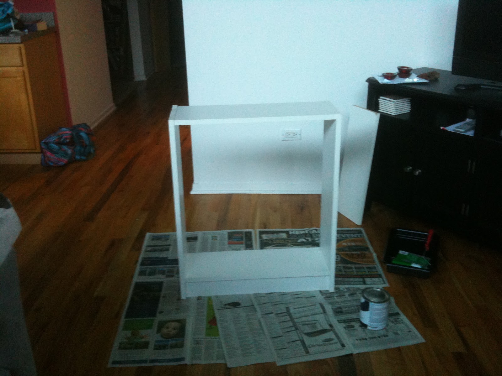 Candy By Kym Where I fix an old bookcase.