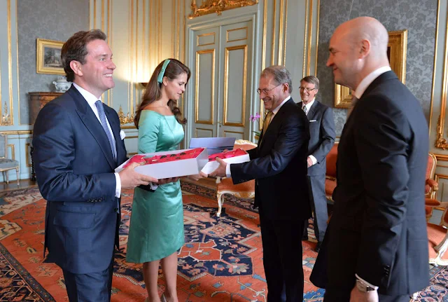 Princess Madeleine and Mr Christopher O'Neill in the Royal Chapel