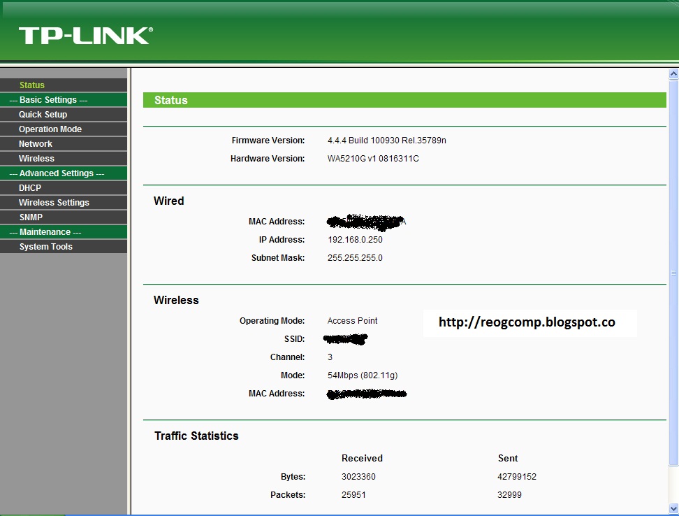 Reog Comp Your Solution Center Cara Setting Akses Point Tp Link Wa5210g