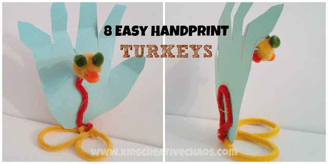 Handprint Turkey Craft Thanksgiving