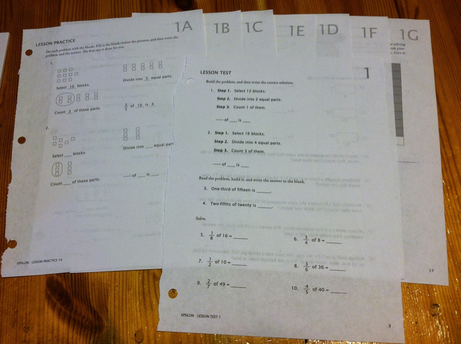 Uncategorized Math U See Worksheets my fathers sheep math u see organizing for a week i then removed worth of from the students book end test planned out what pages would be done each day o