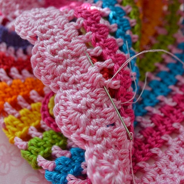 How to sew the applique nicely Magic with hook and needles